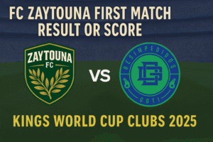 FC Zaytouna’s Brave Debut Ends in Tough 5–3 Loss – First Match Result or Score Kings League 2025